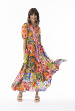 Stefania V Maxi Dress