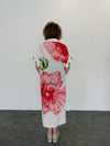 Linen Blend Shirt Dress - Flower