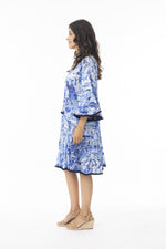 Okayama Frill Sleeve Dress