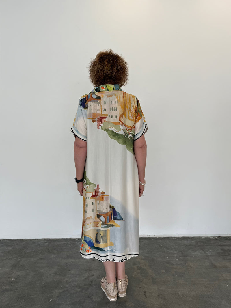 Mediterranean Dress - Ivory