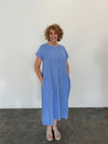 Cocoon Dress - Cornflower Blue