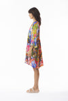 Stefania Frill Sleeve Layer Dress