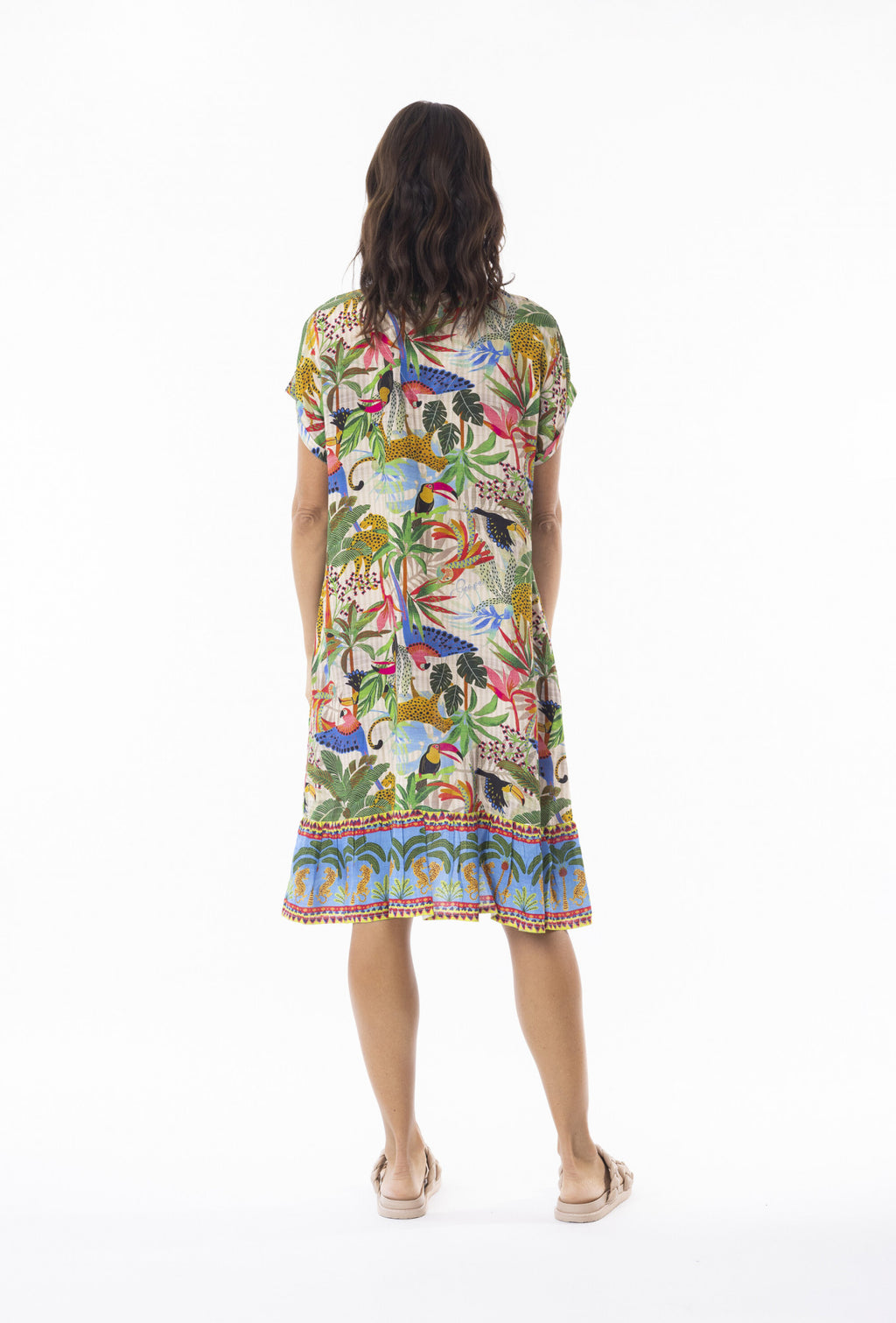 Dani Short Sleeve Frill Dress
