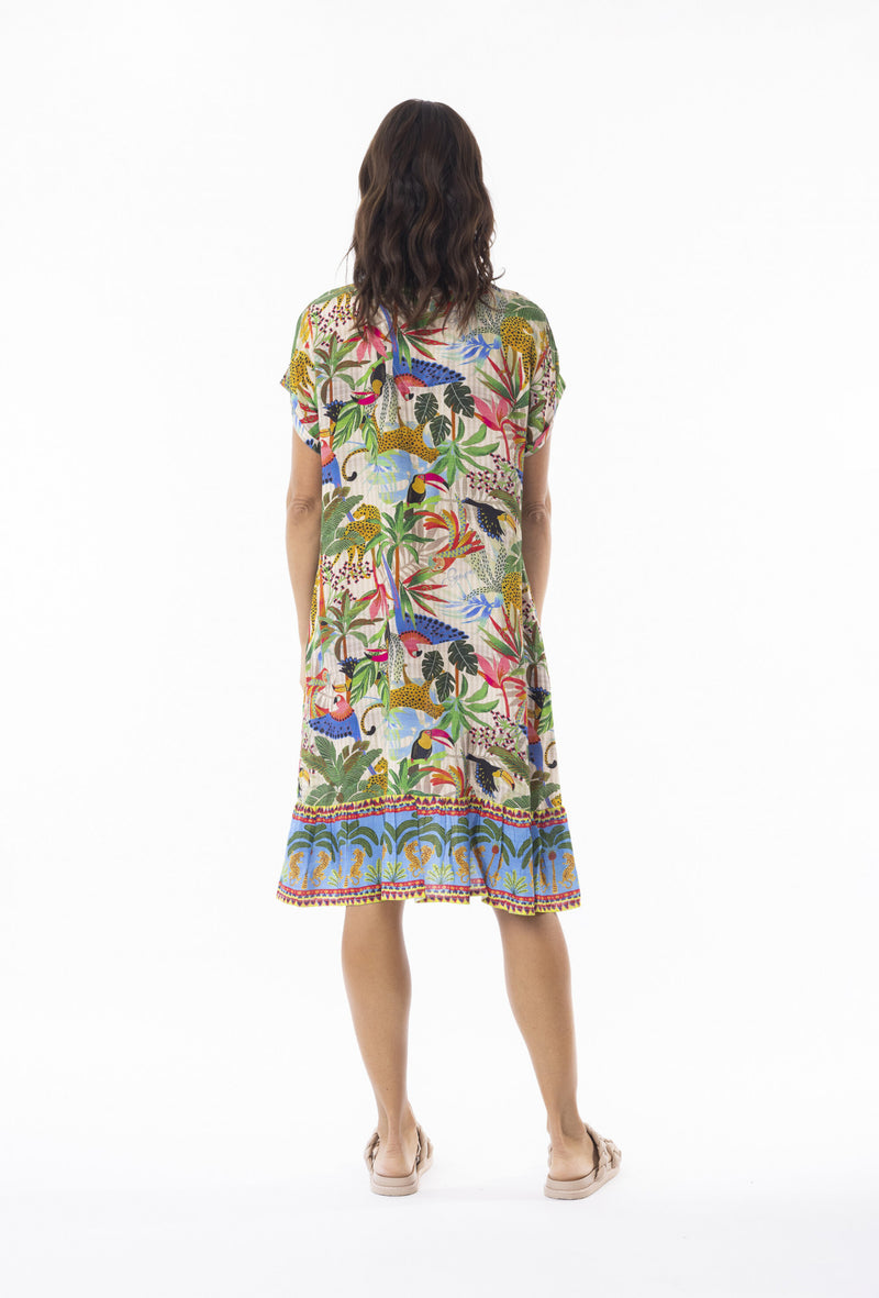 Dani Short Sleeve Frill Dress