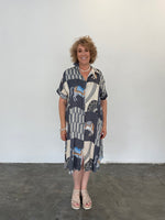 Horse Silk Blend Dress - Grey