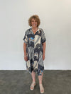 Horse Silk Blend Dress - Grey