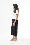 Linen Essentials Pant - Black  fabrication and price