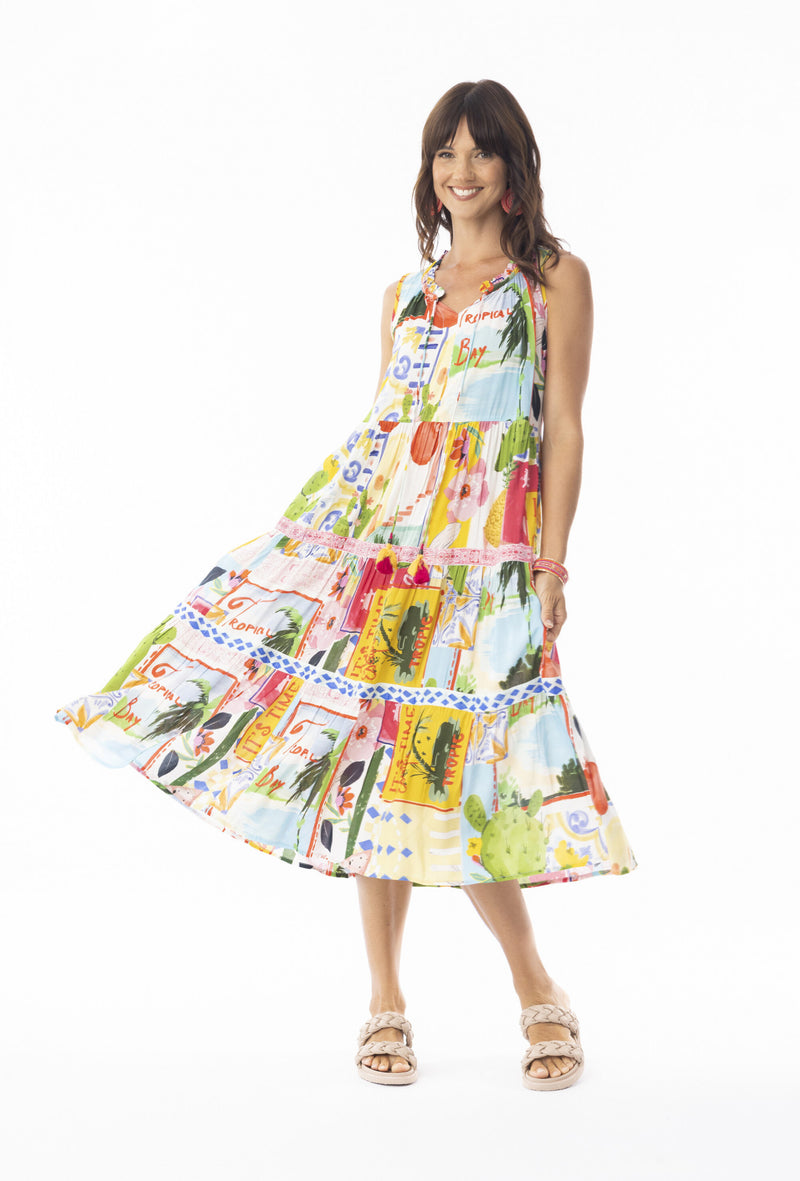 Erica Sleeveless Layer Dress