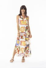 Felicia Round Neckline Sleeveless Dress