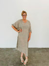 Elasticated Sleeve Kaftan Dress - Earth Weave