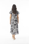 Suriname Bias Cap Sleeve Dress - Black