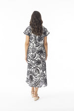 Suriname Bias Cap Sleeve Dress - Black