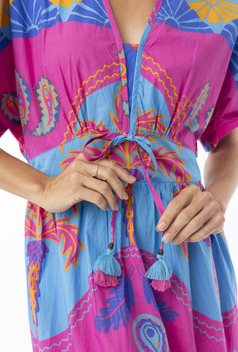 Celeste Blue Midi Dress