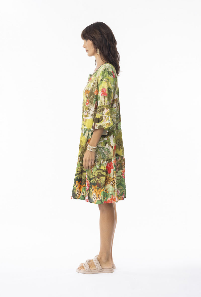 Cecilia Frill Sleeve Dress