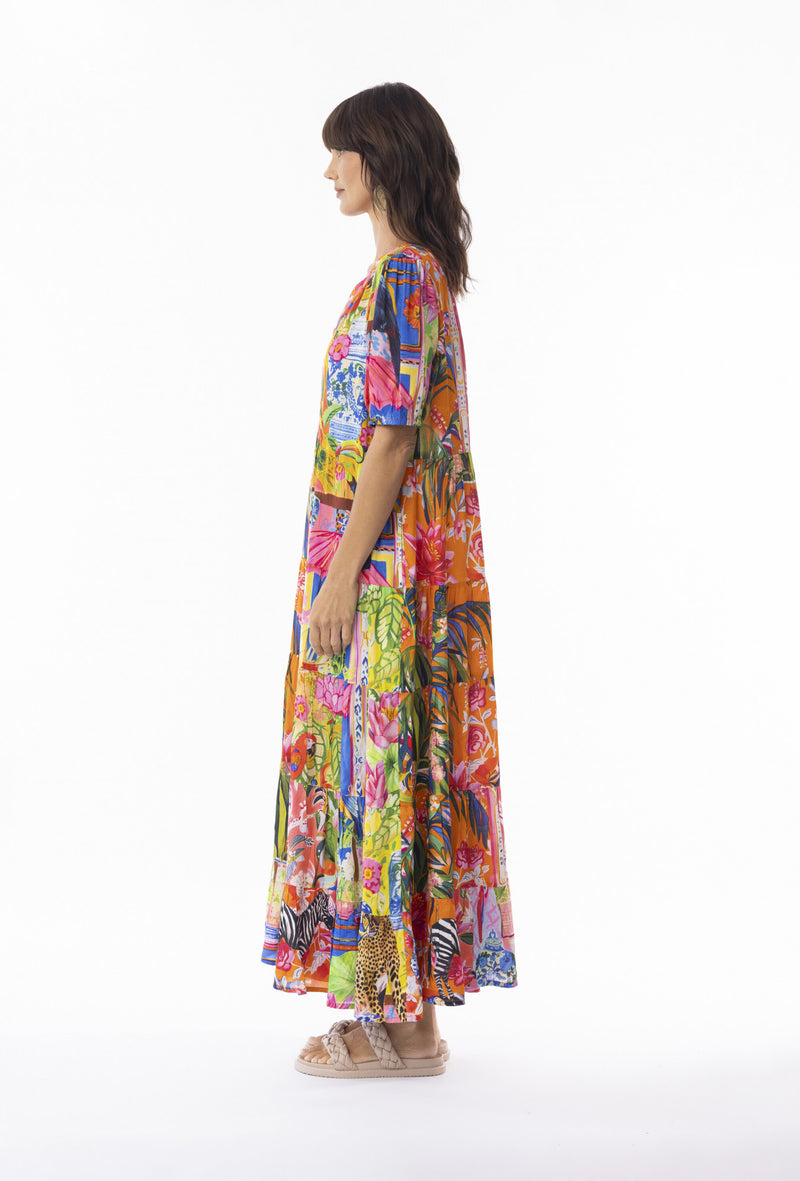 Stefania V Maxi Dress