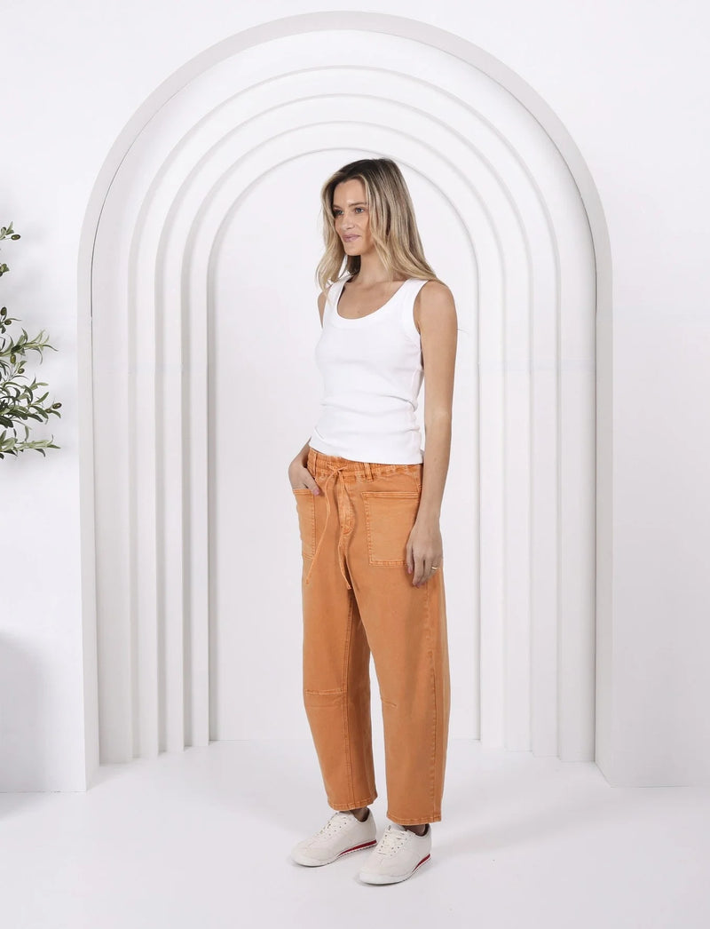 Leo Barrel Jeans - Ginger