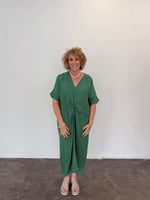 Knot Dress - Emerald