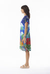 Arabian Nights Short Sleeve Dress