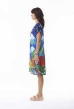 Arabian Nights Short Sleeve Dress
