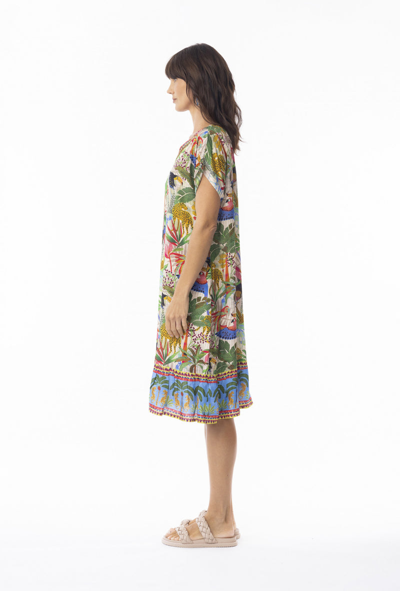 Dani Short Sleeve Frill Dress