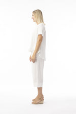 Linen Essentials Pant - White