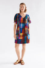 Byde Short Dress - Ekko Print