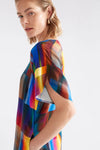 Byde Short Dress - Ekko Print