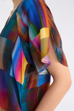 Byde Short Dress - Ekko Print