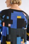 Malo V-Neck Dress - Lucent Print
