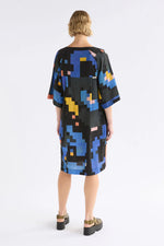 Malo V-Neck Dress - Lucent Print