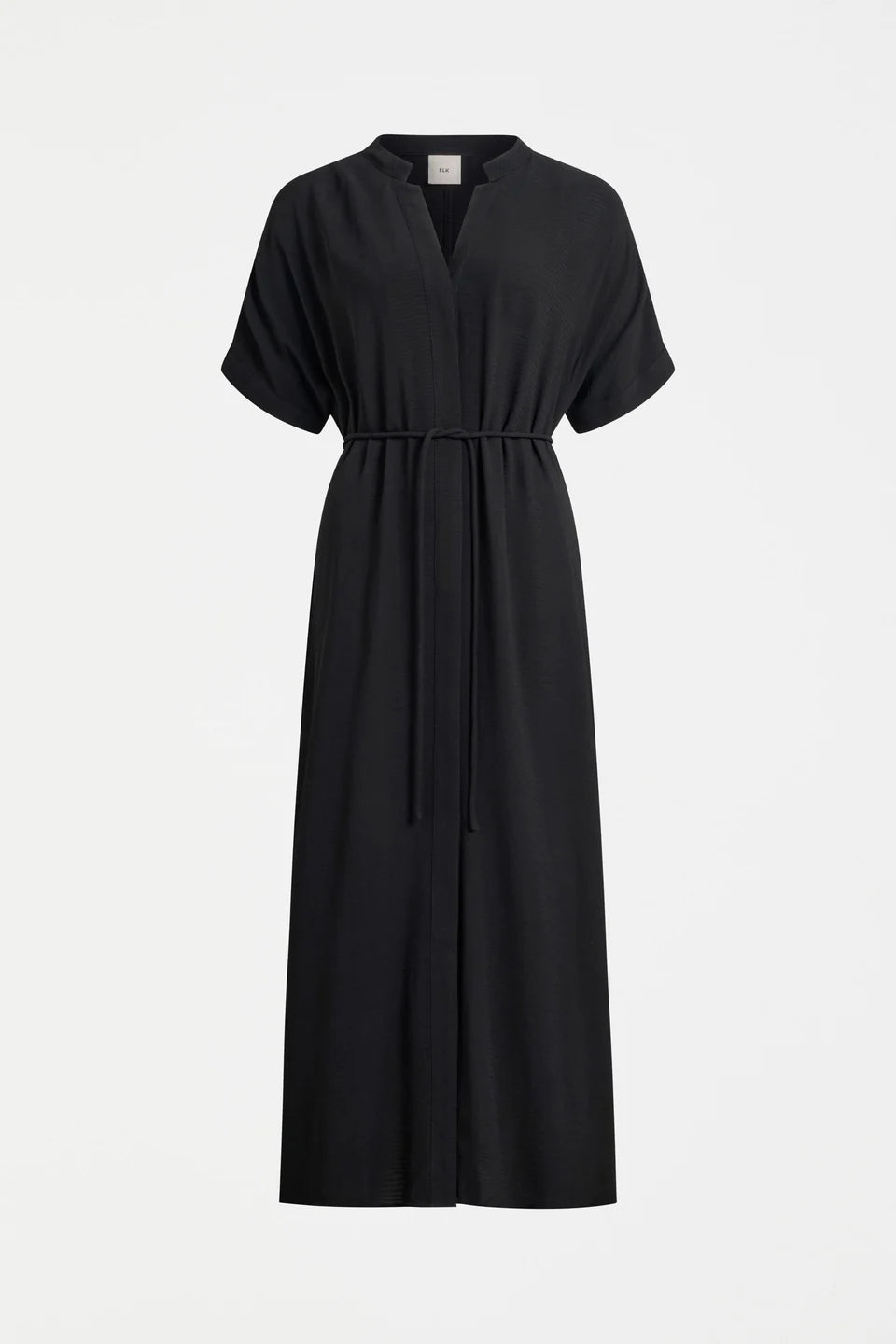 Omia Shirt Dress - Black