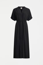 Omia Shirt Dress - Black