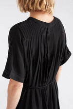 Omia Shirt Dress - Black
