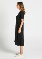 Irena Bamboo Dress - Black