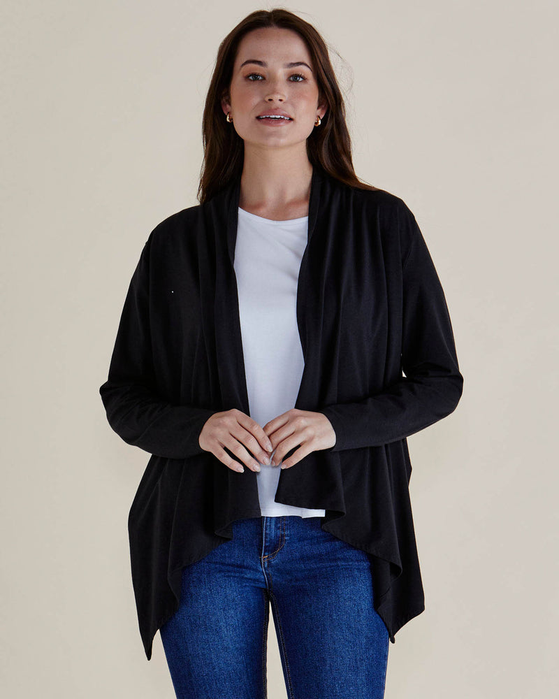 Maeve Bamboo Cardigan - Black