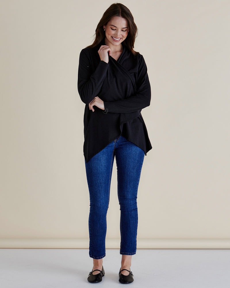 Maeve Bamboo Cardigan - Black
