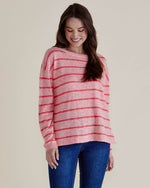 Natasha Knit Top - Pink Stripe
