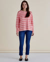 Natasha Knit Top - Pink Stripe