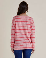 Natasha Knit Top - Pink Stripe