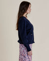 Leon Knit Cardigan - Navy