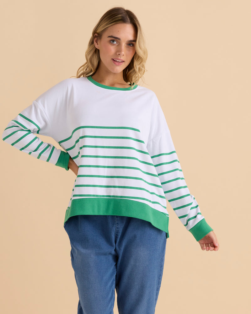 Palma Sweat - Green Stripe