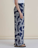 Zander Pant - Navy Geo