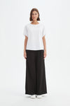 Bubble Sleeve Tee - White