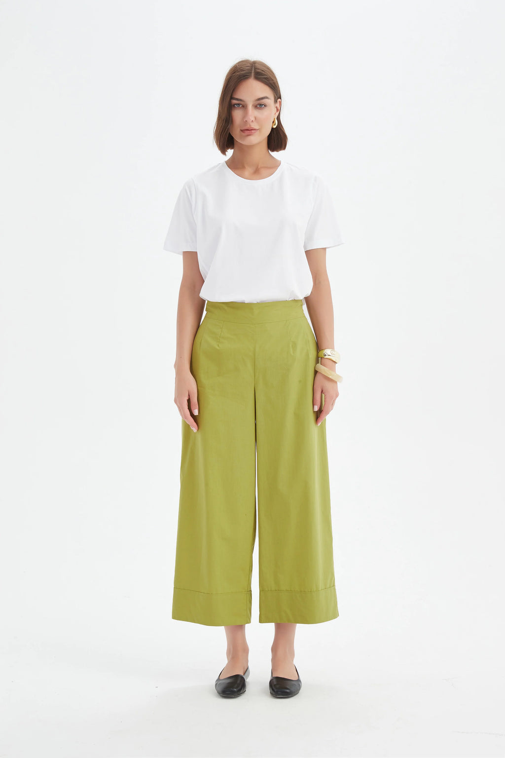 Classic Lyocell Pant - Split Pea