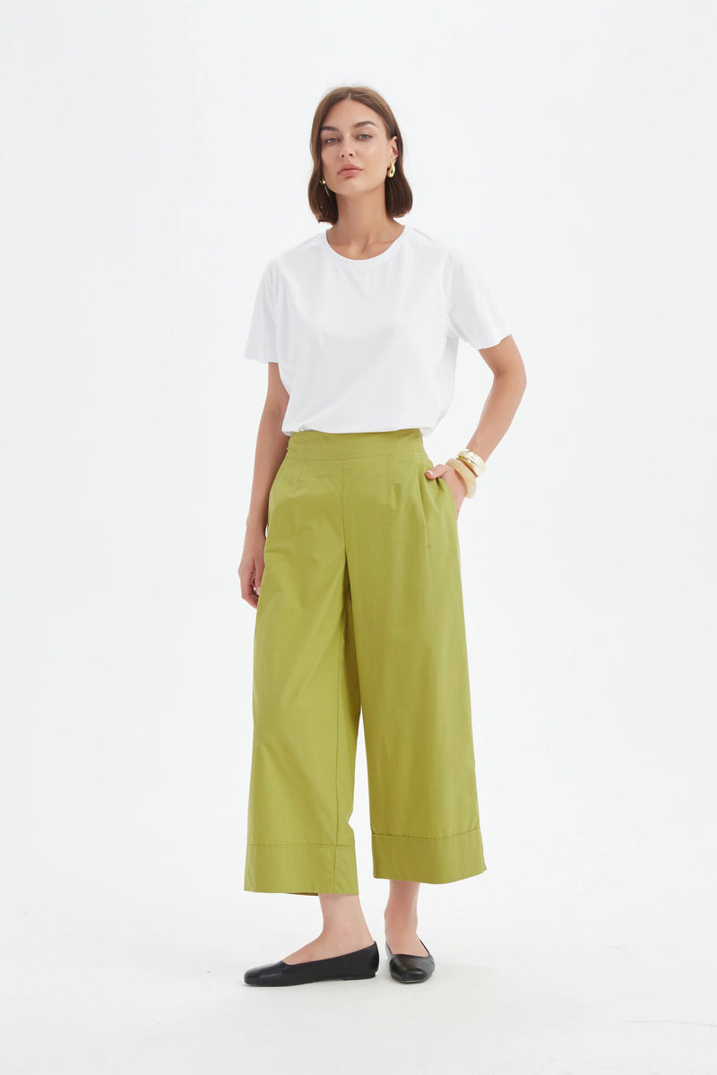 Classic Lyocell Pant - Split Pea