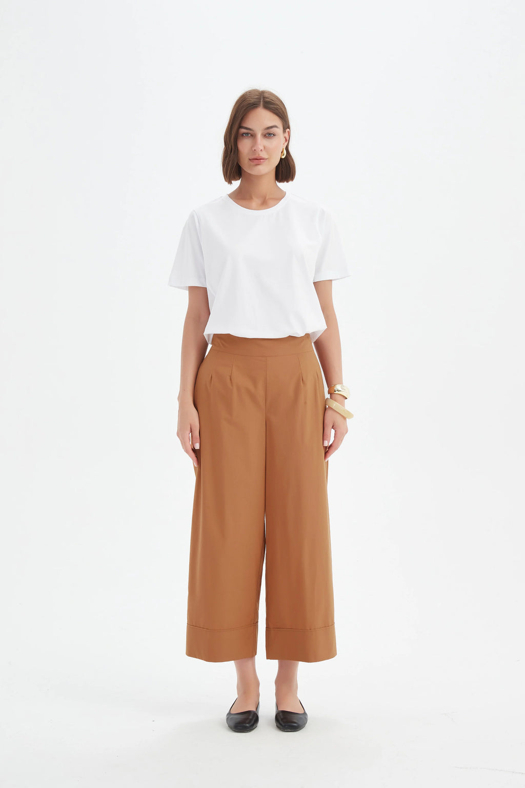 Classic Lyocell Pant - Russet