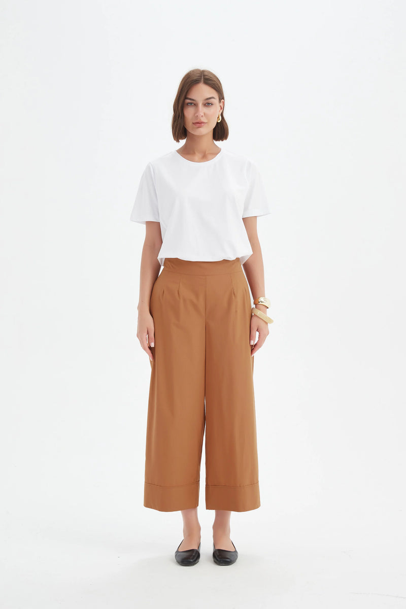 Classic Lyocell Pant - Russet