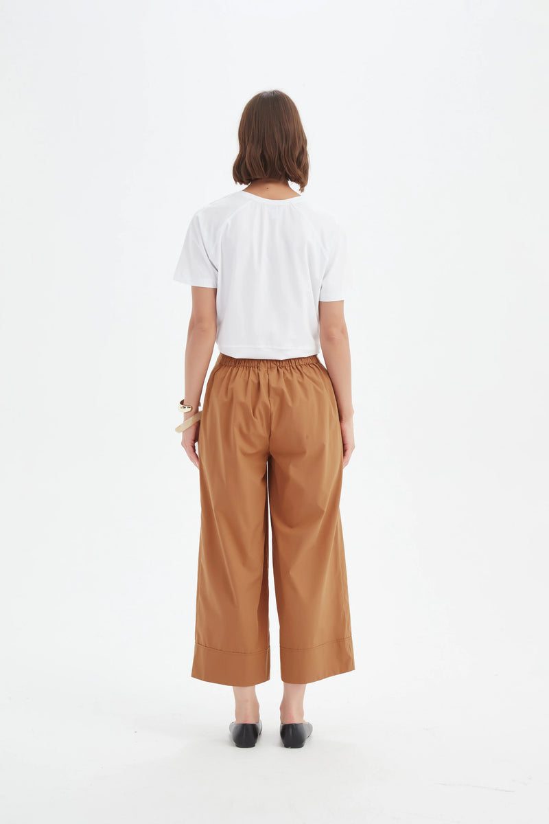 Classic Lyocell Pant - Russet