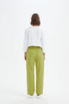 Straight Leg Easy Pant - Chartreuse