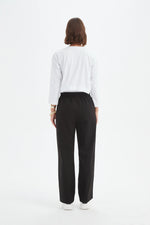 Straight Leg Easy Pant - Black